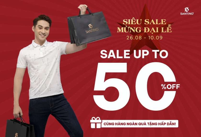 SALE UP TO 50% | MỪNG QUỐC KHÁNH - SALE THẢ PHANH